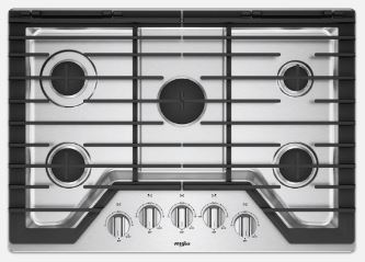Buy Whirlpool 36-inch Gas Cooktop with Griddle
