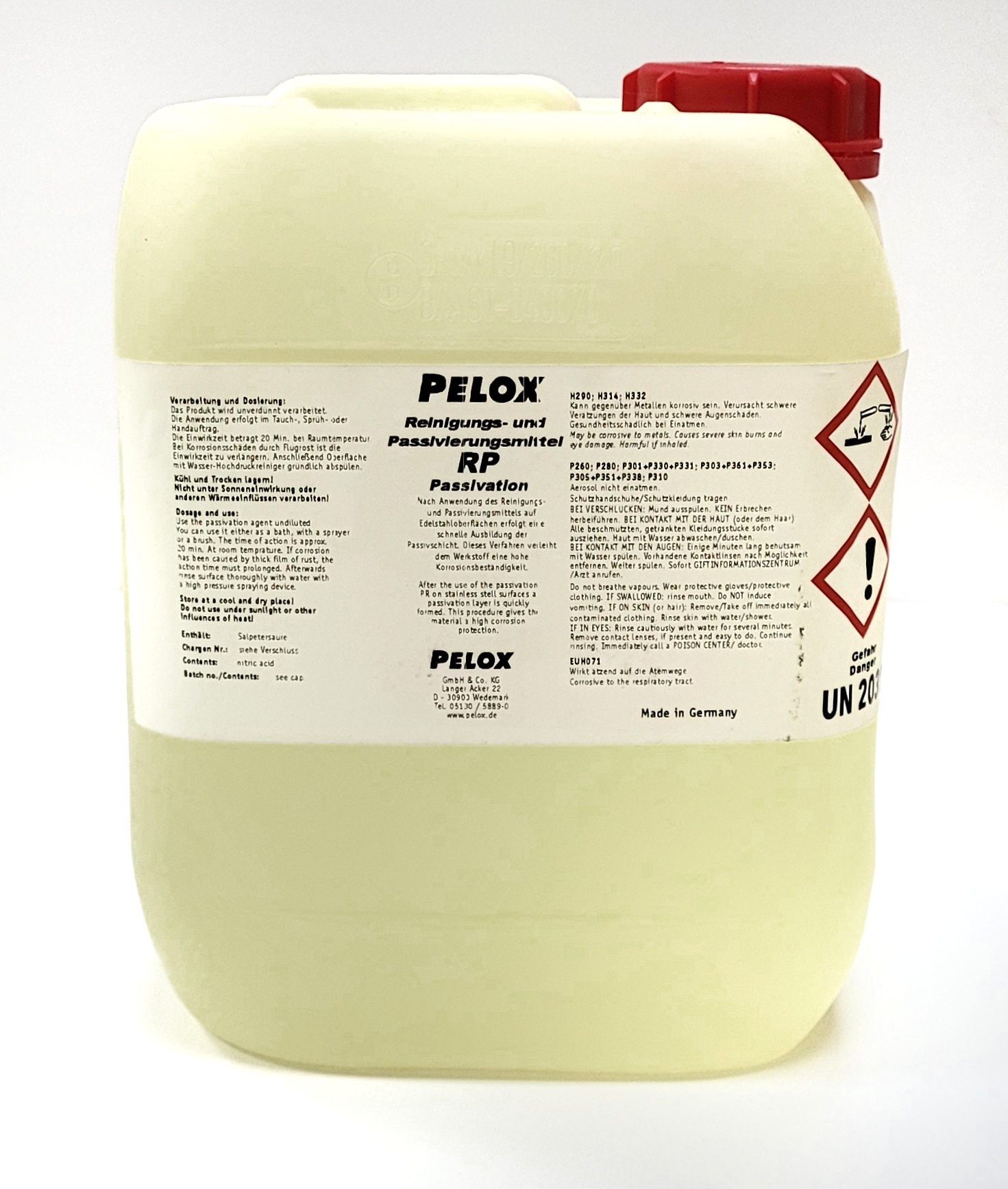 pelox dubai, pickling, passivation, liquid, paste