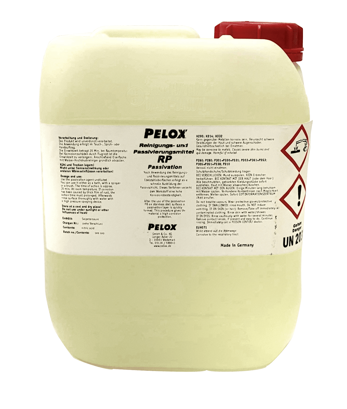 pelox dubai, pickling, passivation, liquid, paste, rp