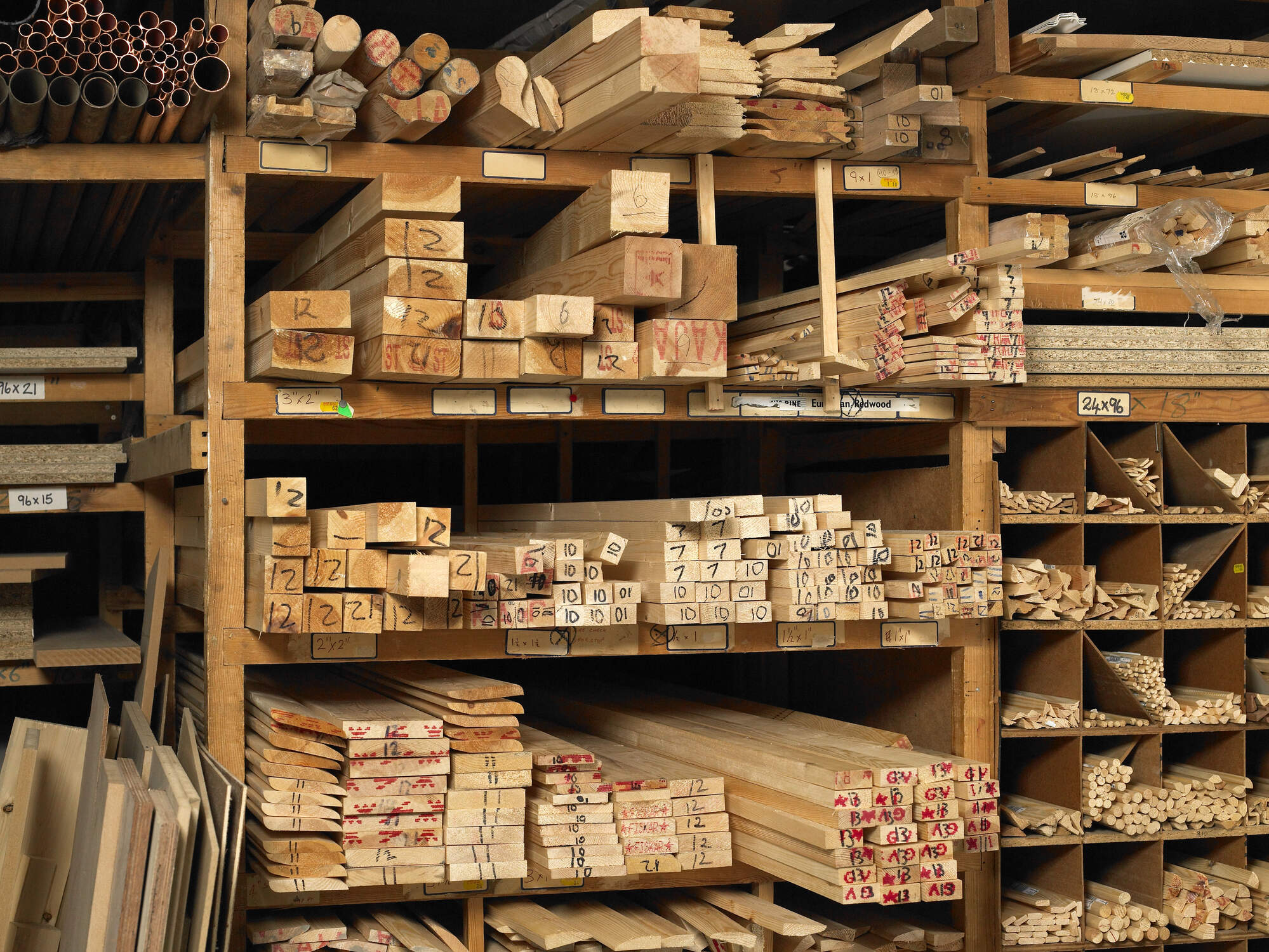 White Wood, Red Wood, Heavy Duty Commercial Wood